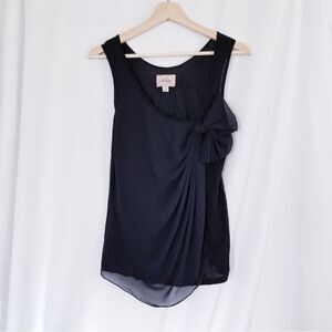 Deletta Draped Overlay Tank